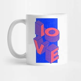 Love Modern Art Retro Mug